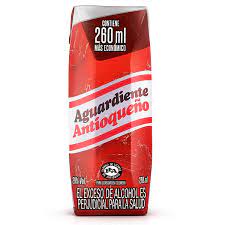 Aguardiente Antioqueño Tapa Roja Cuarto - 260ml