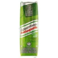 Aguardiente Antioqueño Tapa Verde Tetra Litro - 1050ml