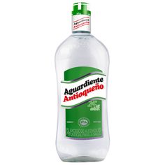 Aguardiente Antioqueño Tapa Verde Litro Vidrio - 1000ml