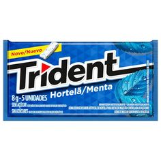 Chiclets Trident Azul x 8g