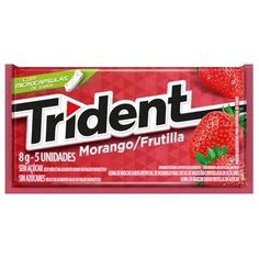 Chiclets Trident Rojo x 8g